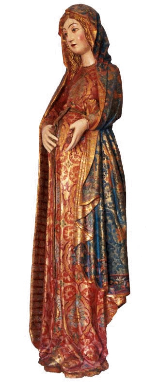 Virgen de la Espectación o de la Esperanza
Taller madrileño de Belloso. Escultura gótica del siglo XIV de autor desconocido
Martes Santo: Procesión del Rosario dela Soledad